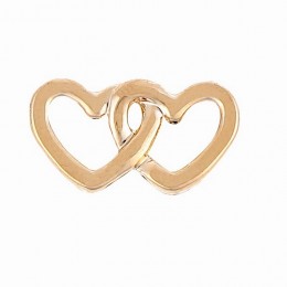 Talisman Reflexions Rose Gold Double Heart 